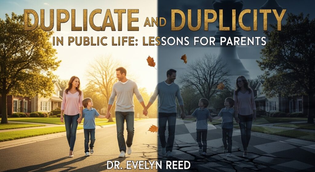 Duplicate and Duplicity in Public Life