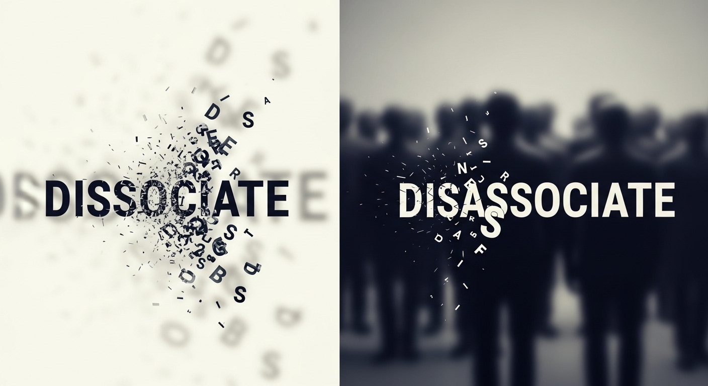 Dissociate vs. Disassociate