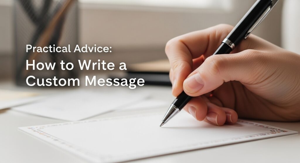 Write a Custom Message