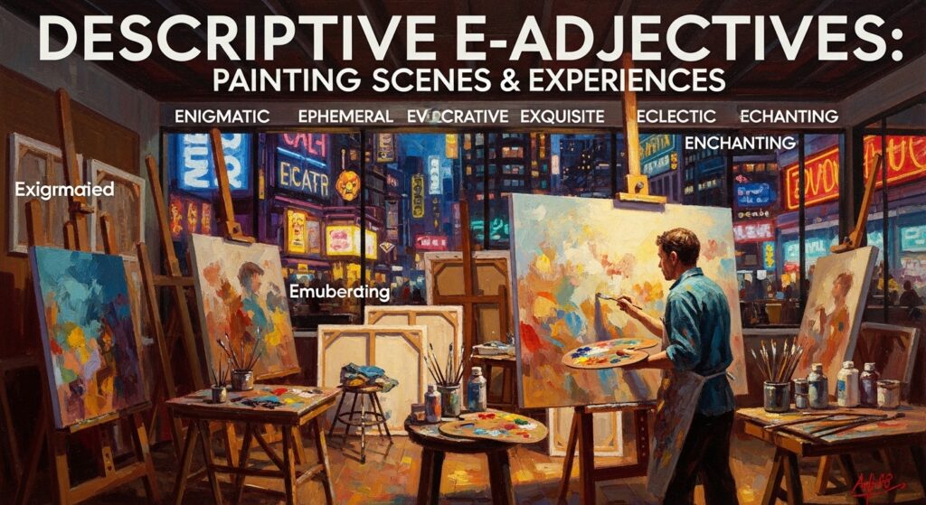 Descriptive E-Adjectives