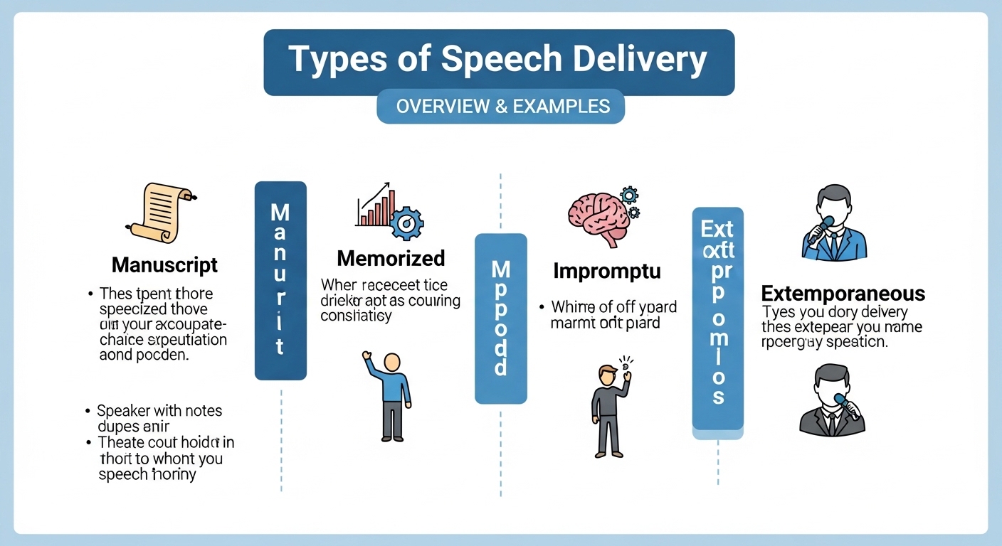 Types of Speech Delivery | Overview & Examples