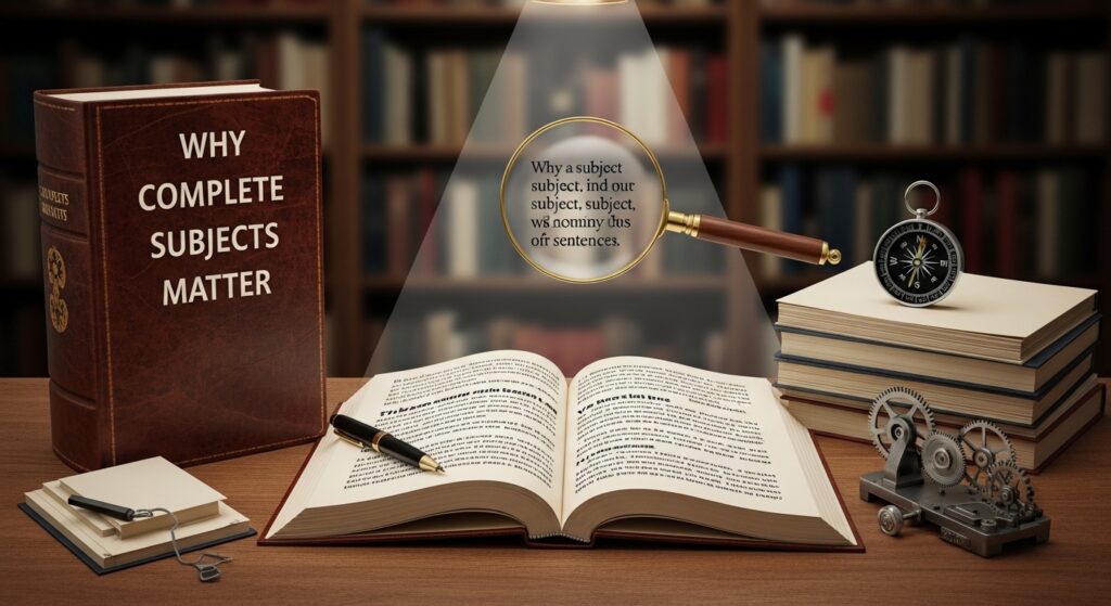 Complete Subjects Matter