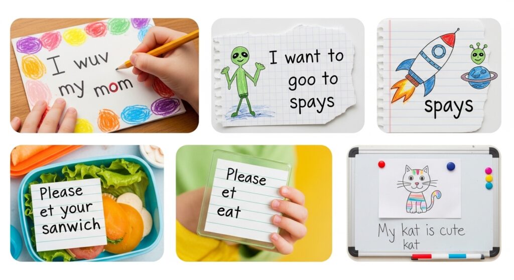 Misspelled Words by Children