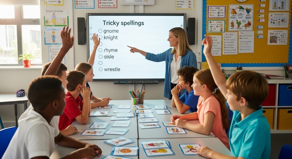 Children Master Tricky Spellings