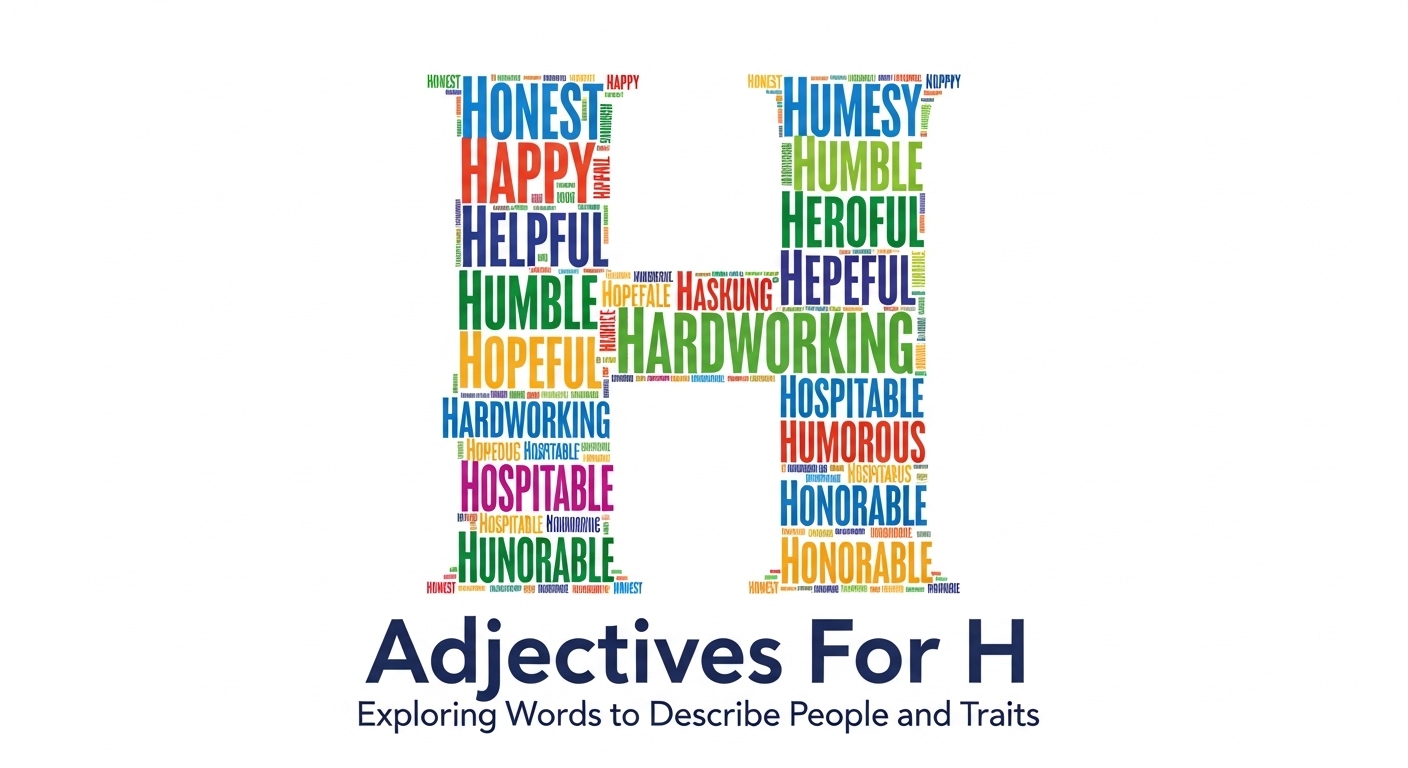Adjectives For H