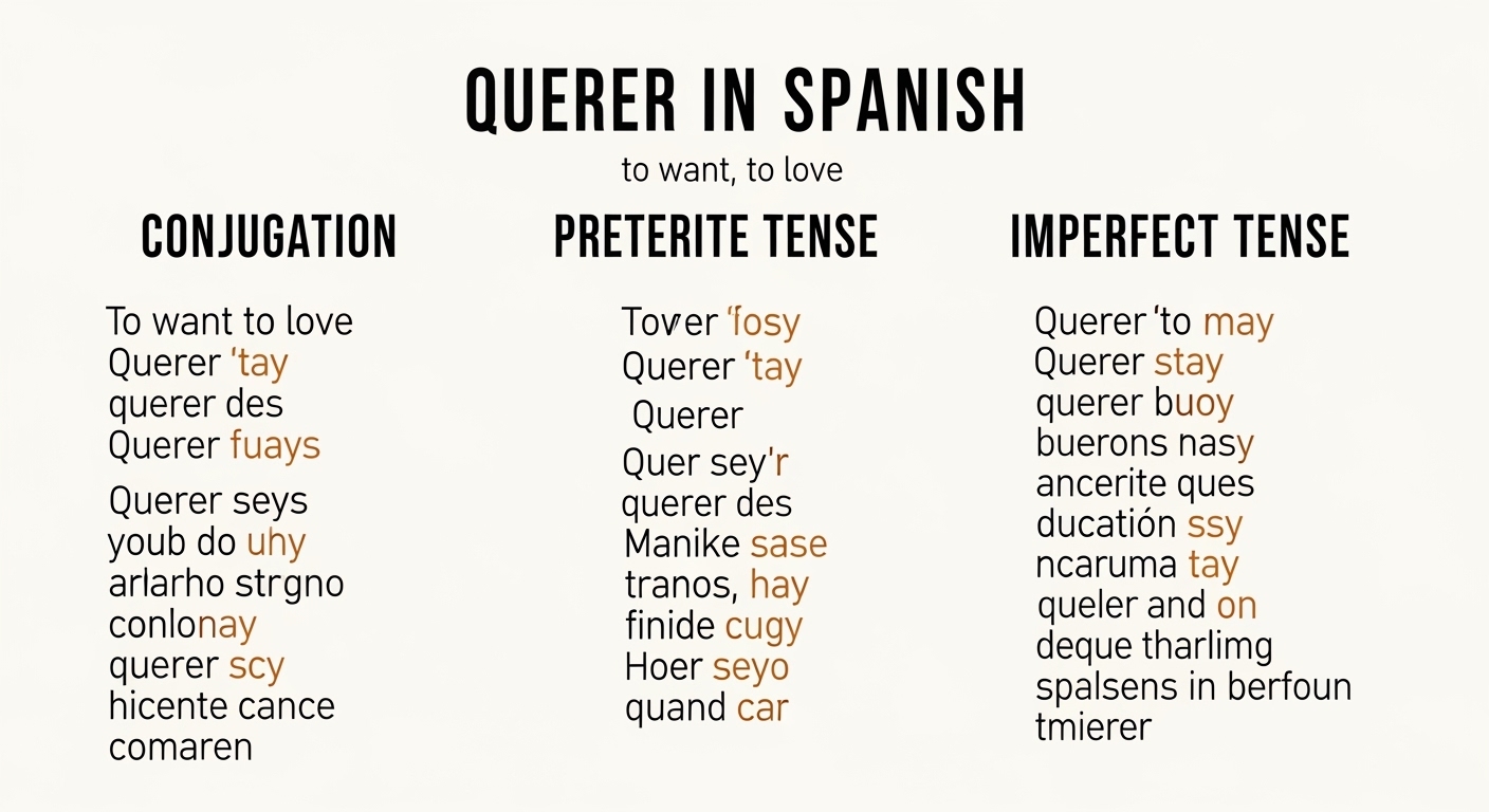 Querer in Spanish