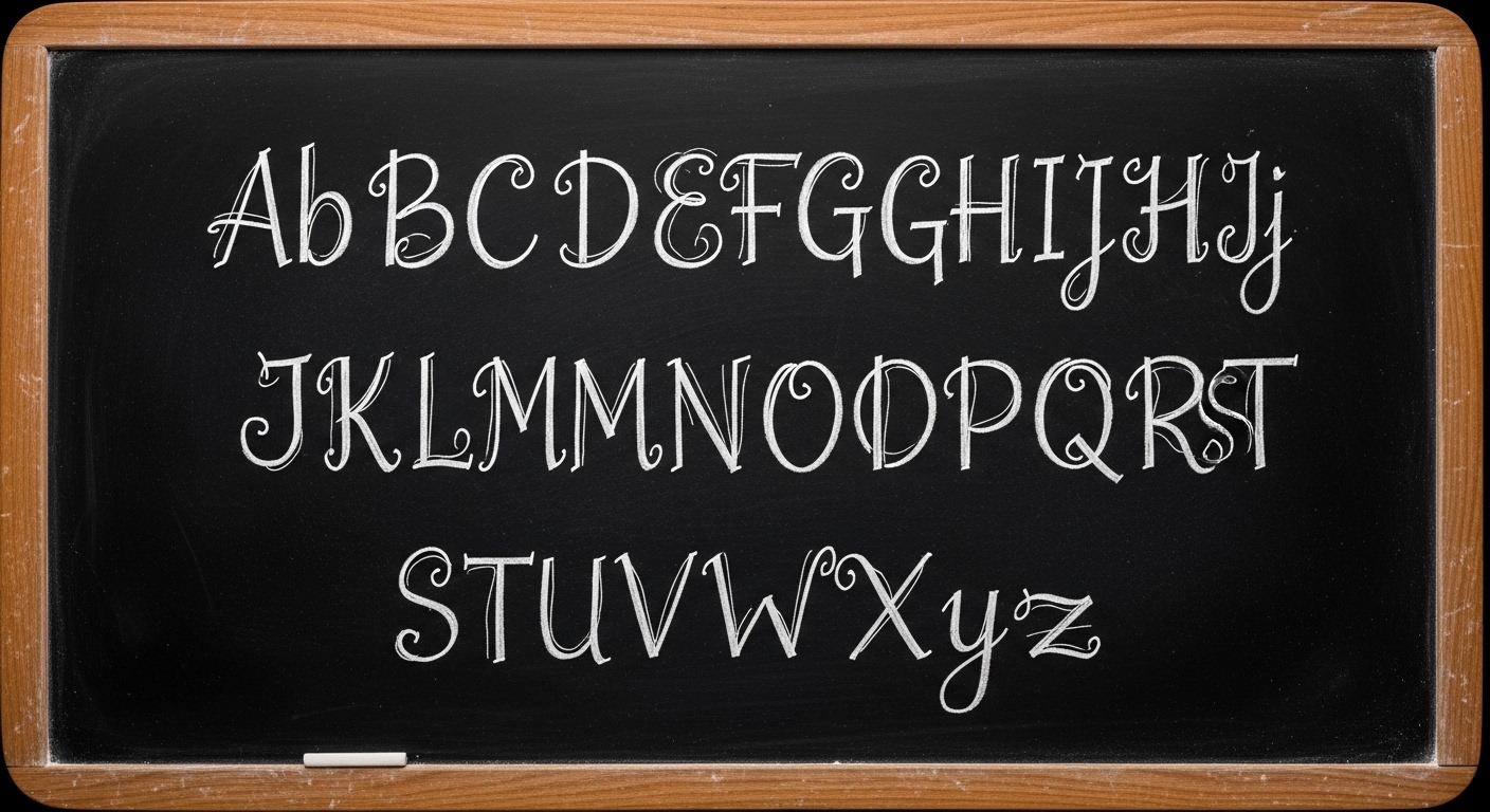 Cursive Alphabet