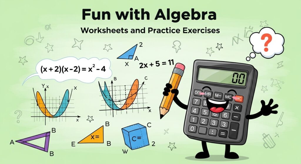 Fun with Algebra Worksheets