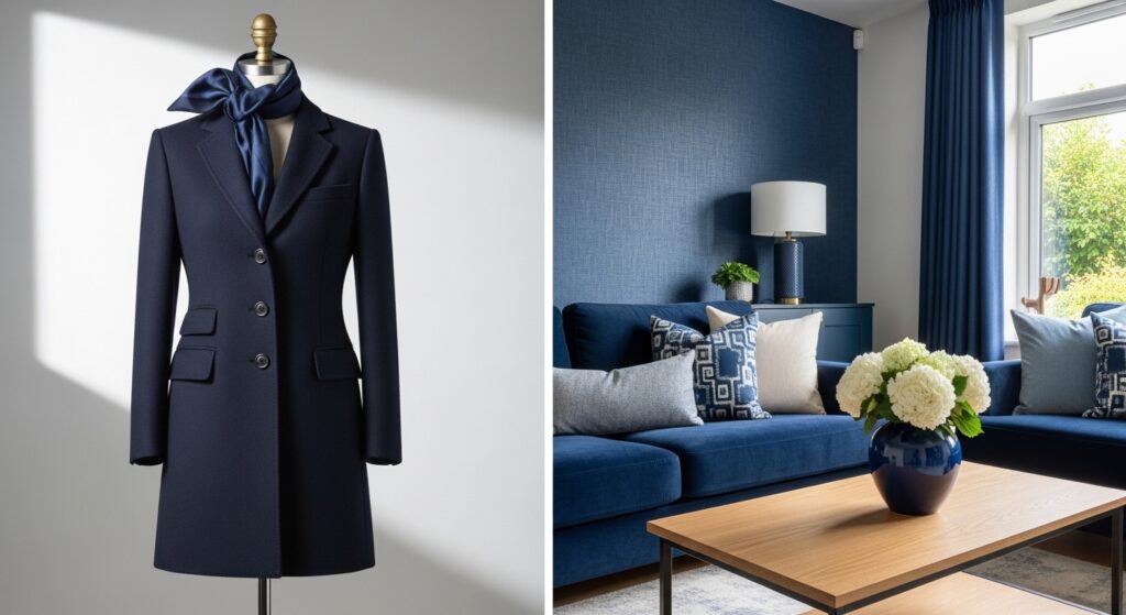 Navy Blue in Fashion Design