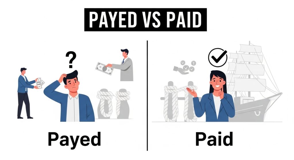 Payed vs Paid