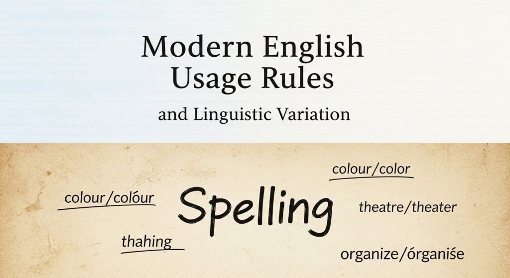 Linguistic Variation Spelling