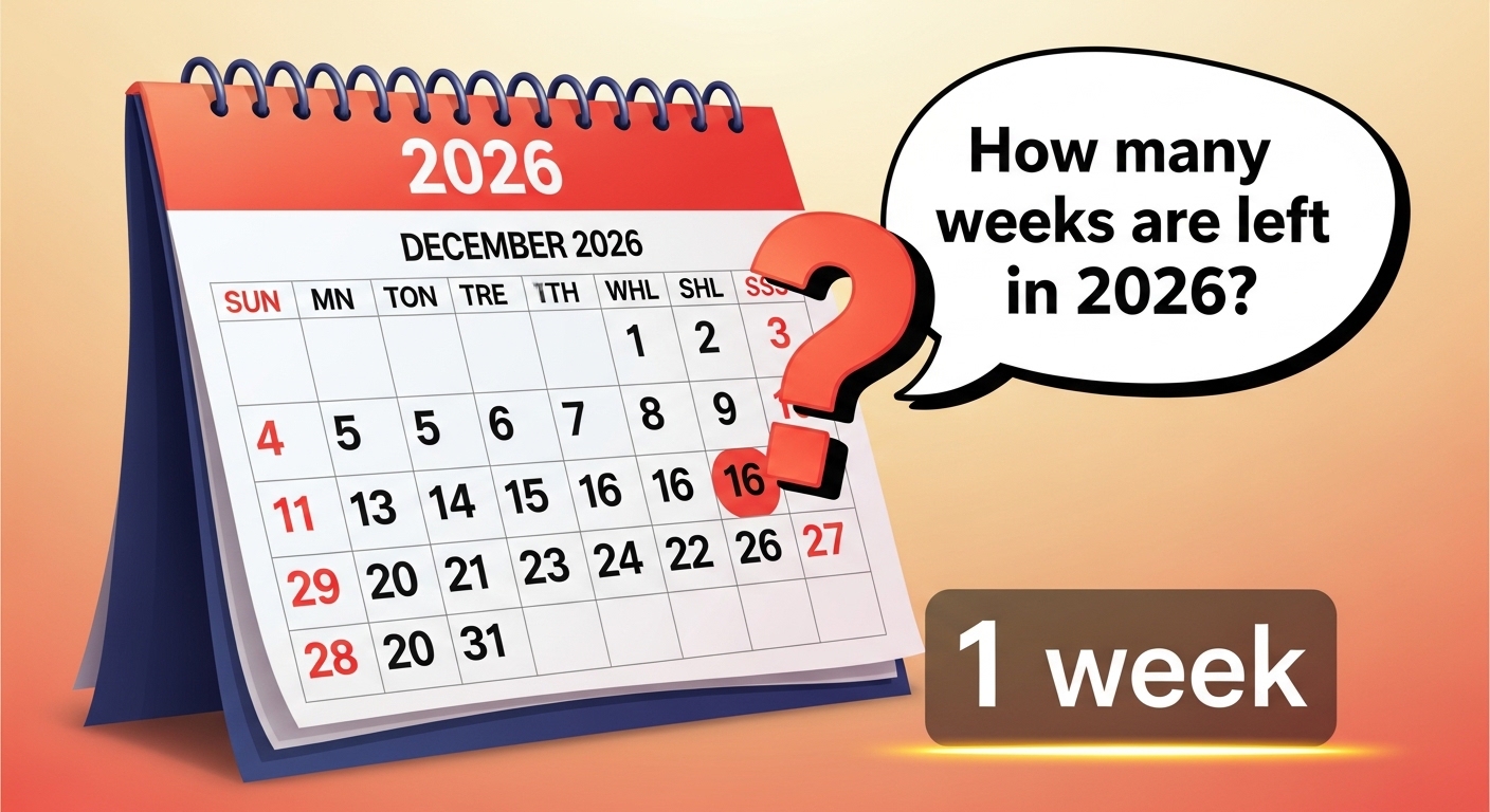 How Many Weeks Are Left in 2026?