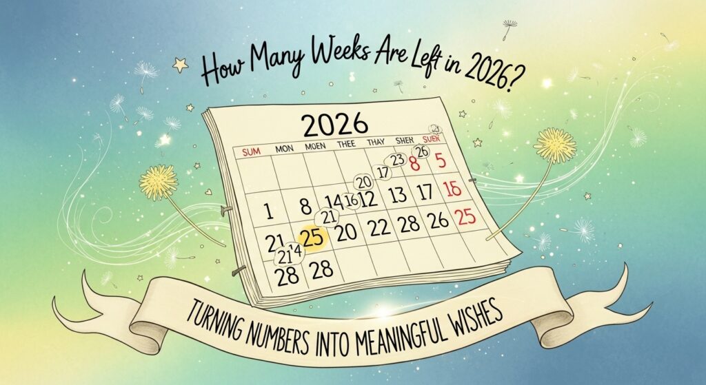 How Many Weeks Are Left in 2026? Turning Numbers into Meaningful Wishes