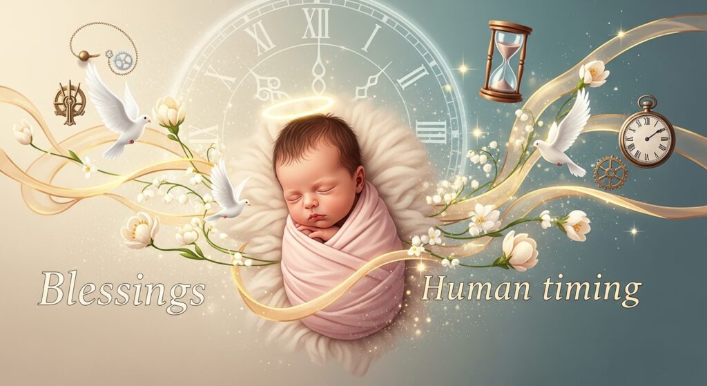 baby girl blessings, and human timing