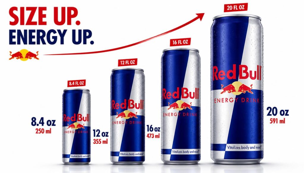 Red Bull Can Sizes