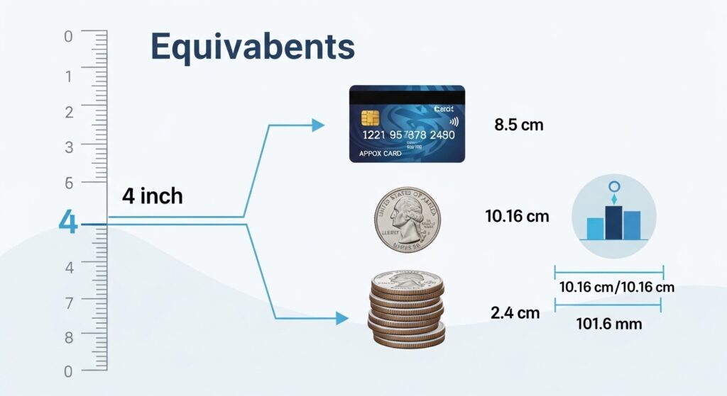  Inches Compared to Metric
