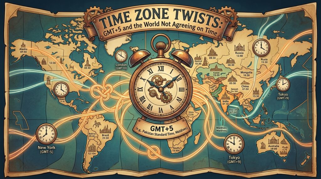 Time Zone Twists: GMT+5 and the World Not Agreeing on Time