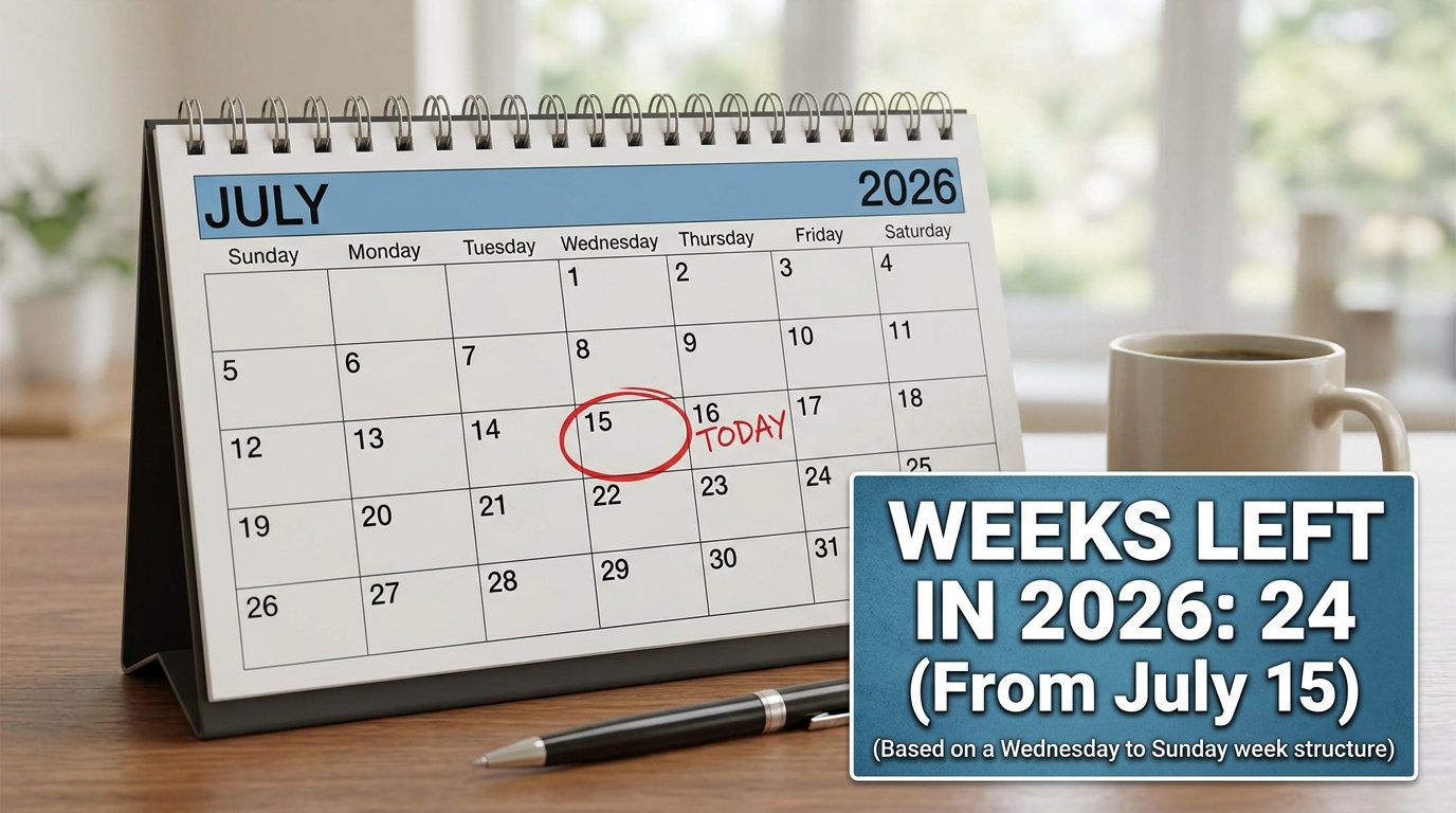 How Many Weeks Are Left in 2026?