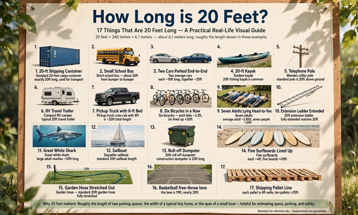 Illustration related to 20 feet