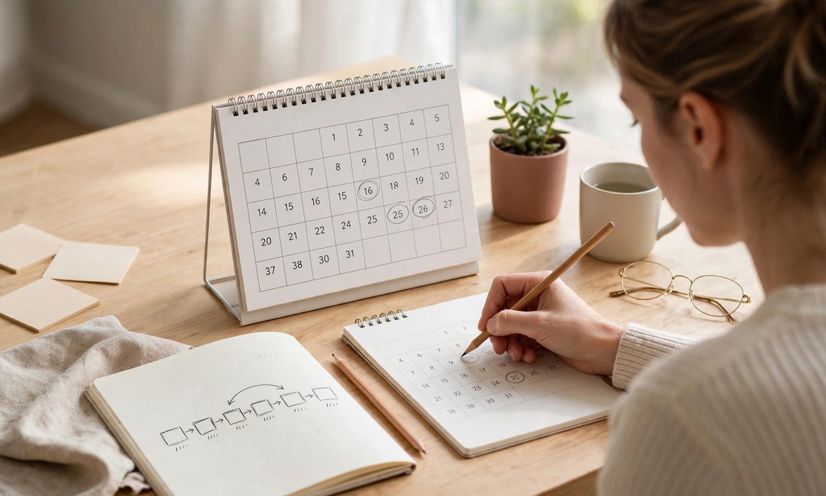Calculating what date is 7 weeks from today