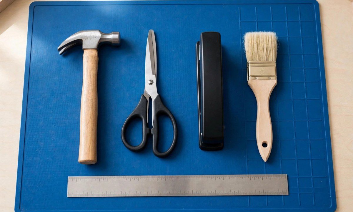 Tools and stationery that are 8 inches long