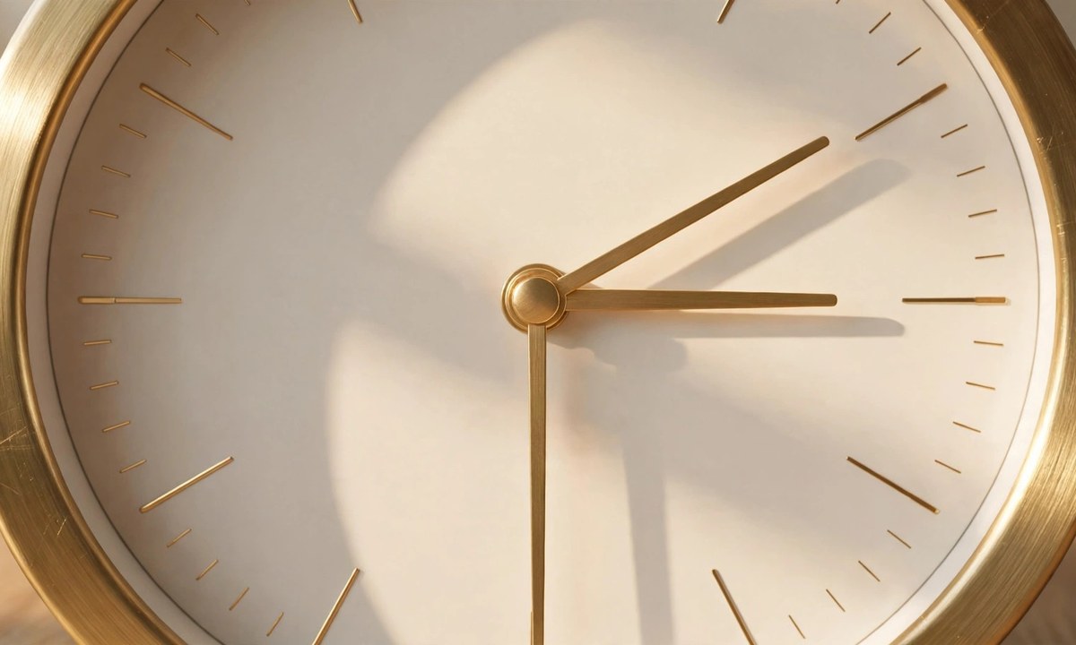 Clock counting down how long until 2:30 pm