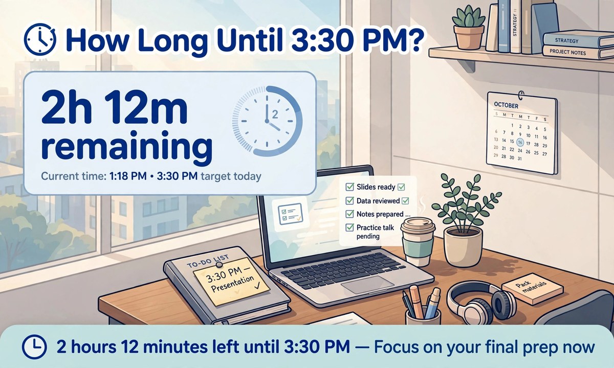 Illustration related to how long until 330