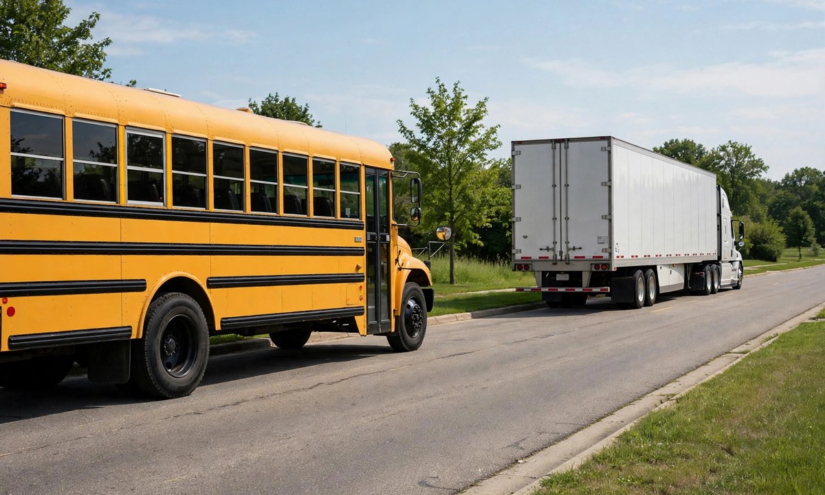Vehicles showing how long 20 feet is