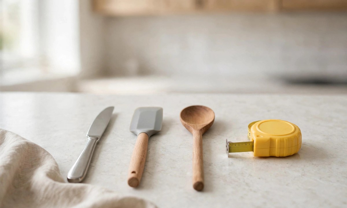 Kitchen items measuring 7 inches long