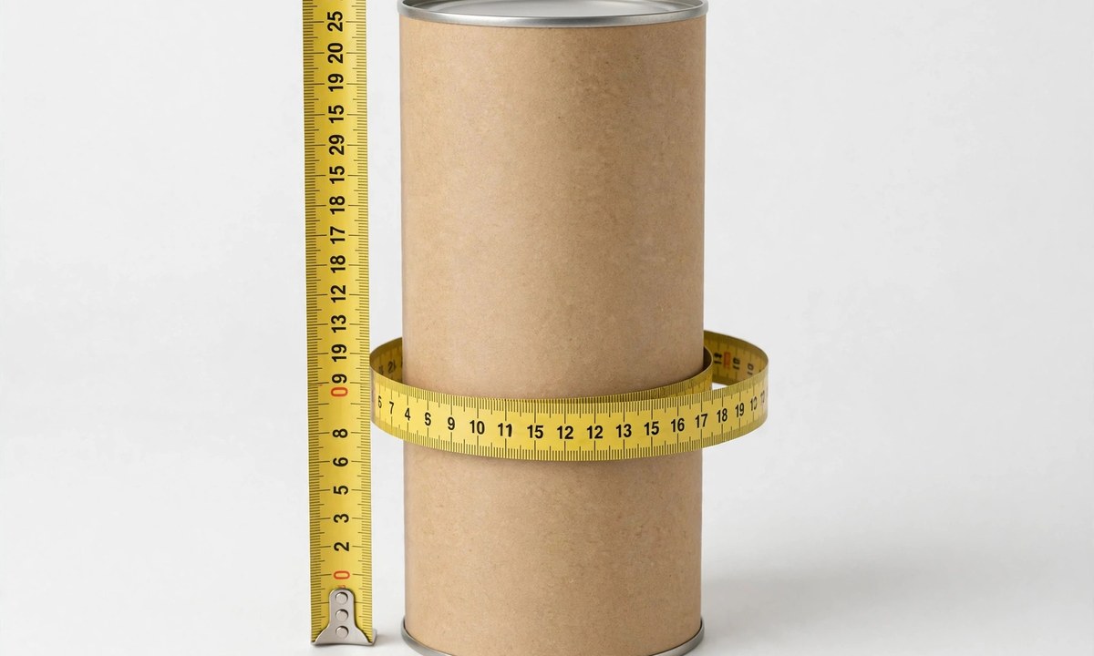 Exact Pringles can dimensions explained