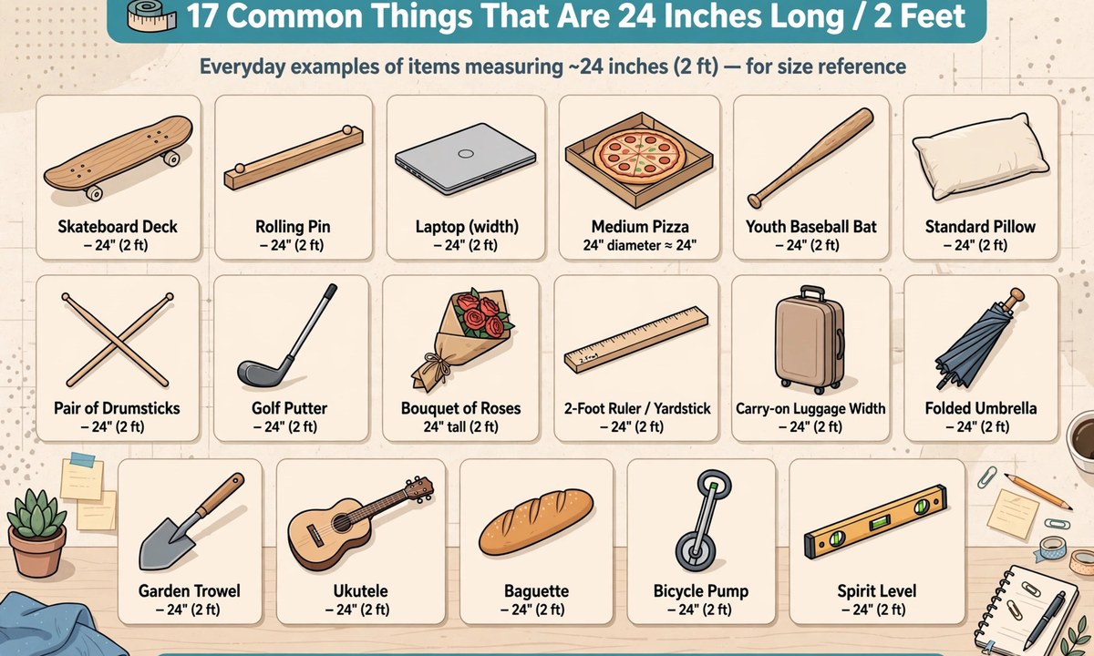 Illustration related to things that are 24 inches long