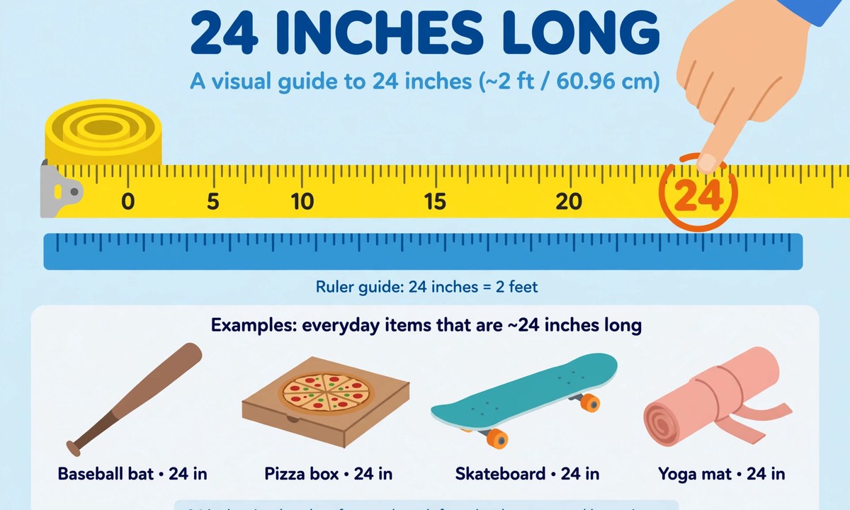 Ruler guide for things that are 24 inches long