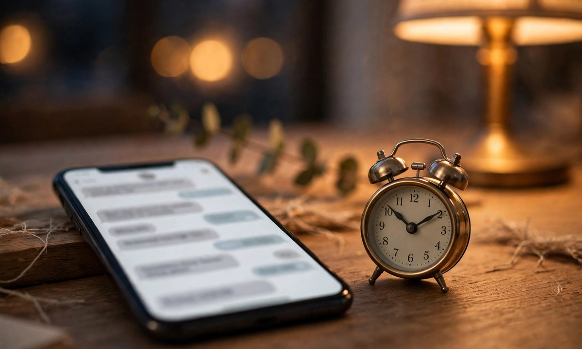 Messages about what time was it 15 hours ago
